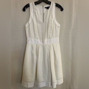 Armani Exchange cream & white dress size 4